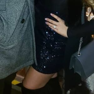Express mini sequin skirt